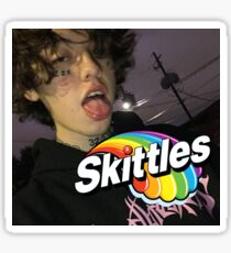 Lil Xan Loves Skittles Sticker