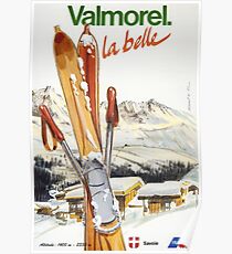 Valmorel, Savoie,Ski Poster Poster
