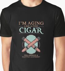 Fine Cigar Gift | Cigar Gift For Men | Cigar Gift For Him | Cigar Gift for Dad | Unique Cigar Gifts | Cigar Shirt | Birthday Cigar Gift | Cigar Lovers Graphic T-Shirt