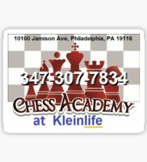 Chess Academy Sticker