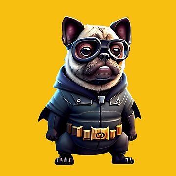 Pug batman outlet costume