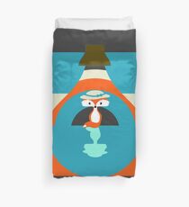 Cute fox reflection Duvet Cover