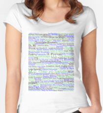 Psych TV-Show-Poster, Spitznamen, Burton Guster Tailliertes Rundhals-Shirt