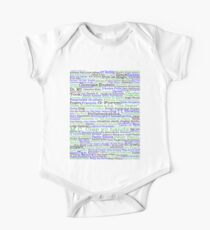 Psych tv show poster, nicknames, Burton Guster One Piece - Short Sleeve