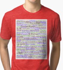 Psych tv show poster, nicknames, Burton Guster Tri-blend T-Shirt