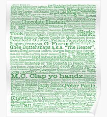 Psych tv show poster, nicknames, Burton Guster Poster