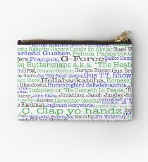 Psych tv show poster, nicknames, Burton Guster Studio Pouch