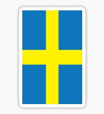 Sweden Flag Pattern Sticker
