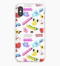 BT21 line friends mang shooky chimmy koya tata cooky rj iPhone Case/Skin