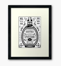 Die Legende von Zelda Red Potion Geek Linie Artly Gerahmter Kunstdruck