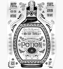 Die Legende von Zelda Red Potion Geek Linie Artly Poster