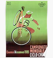 CYCLO-CROSS; Vintage Bicycle Racing Print Poster