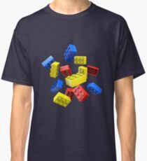 Falling Toy Bricks Classic T-Shirt