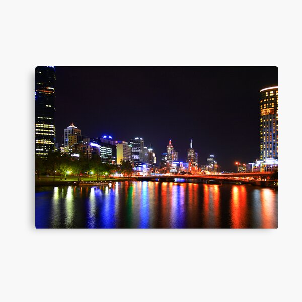 Melbourne on the Yarra Canvas Print
