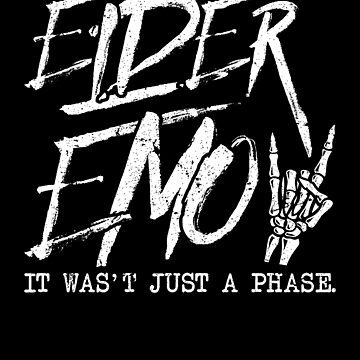 Elder Emo Pins sceneior Citizen It Wasn't a Phase Spider Webs -  Canada