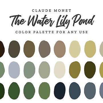 Lily Pad Color Palette | Procreate Palette | Color Swatch