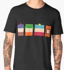 South Park Boys Pixel Art Men's Premium T-Shirt