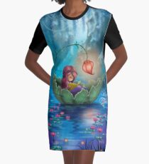 Au fil des mots Graphic T-Shirt Dress