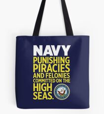 Navy Tote Bag