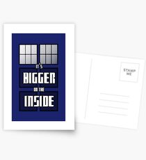 It's Bigger on the Inside Postcards