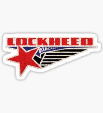 Lockheed Vintage Aircraft USA Sticker