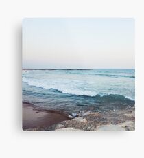 Calm ocean waves Metal Print