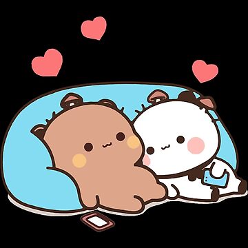 bear and panda bubu dudu balloon Sticker for Sale by LakeeshaMartin