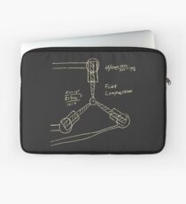 Flux Capacitor Drawing - Light Laptop Sleeve