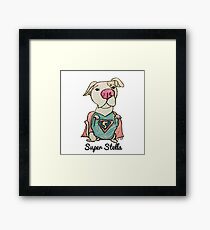 @IncrediBullStella - Super Stella by artist Henry Hall Framed Print
