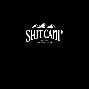 Shitcamp Merch Qtcinderella Merch Shit Camp Staff Logo Sticker for Sale by  krao08