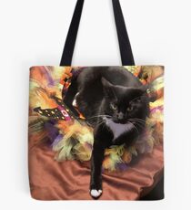 Cat in a Reef Tote Bag