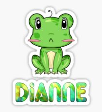 Frosch Dianne Sticker
