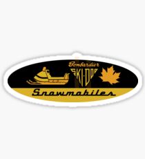 Ski Doo Vintage Snowmobiles Sticker