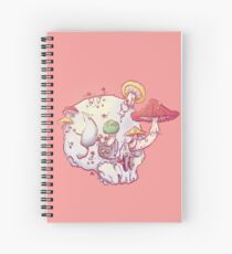 Skull No.1 // The Mushrooms One Spiral Notebook