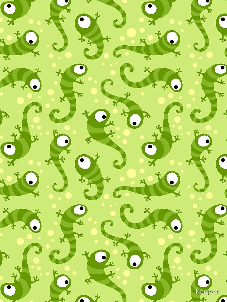 Crazy Gecko Green by Kameeri