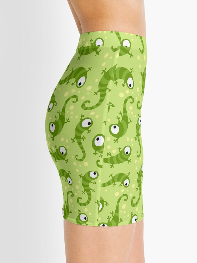 Alternate view of Crazy Gecko Green Mini Skirt