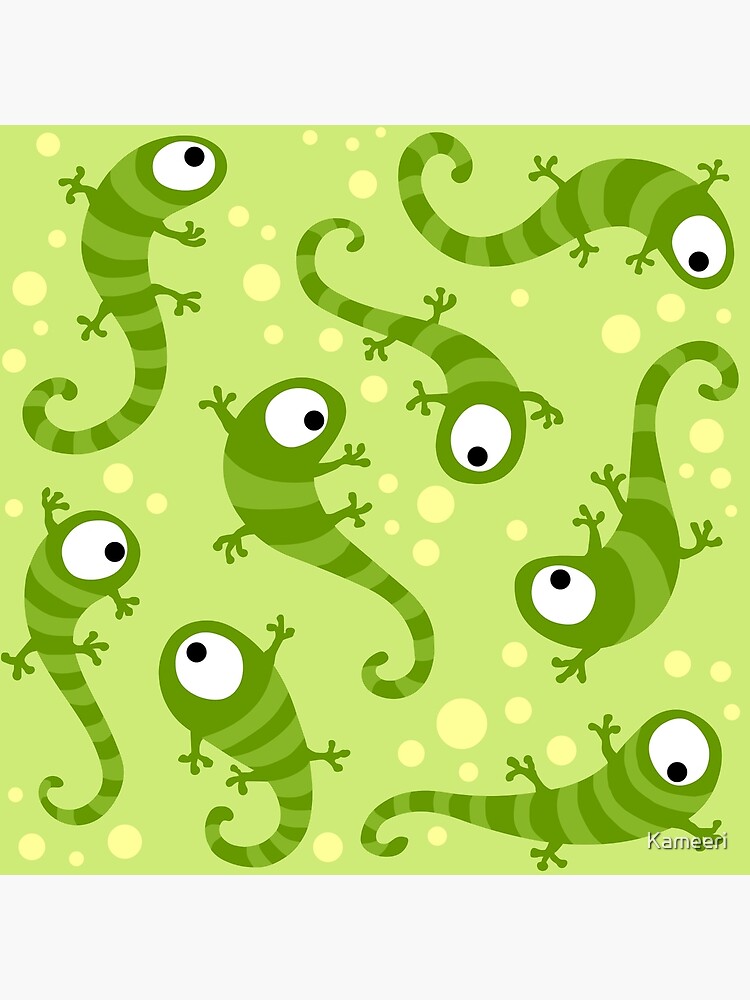 Crazy Gecko Green by Kameeri