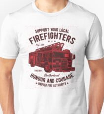 Fire Fighters Truck Unisex T-Shirt
