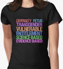 Banned Words Women's Fitted T-Shirt