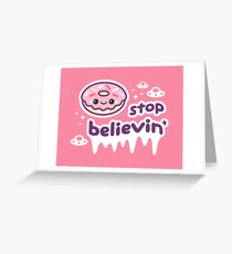 Donut Stop Believin' in UFOs Greeting Card