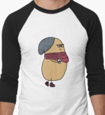 Hipster-tato Men's Baseball ¾ T-Shirt