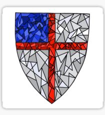 Episcopal Shield Geometric Sticker