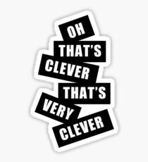 "Clever" Sticker