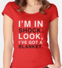 Shock Blanket Women's Fitted Scoop T-Shirt