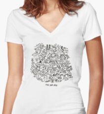 Mac Demarco This Old Dog Shirt Women's Fitted V-Neck T-Shirt