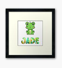 Frosch Jade Framed Print