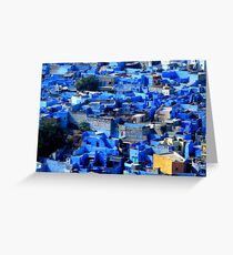 BLUE CITY JODHPUR Greeting Card