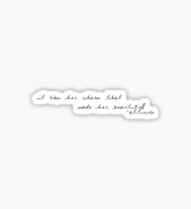 Chaotic Beauty Sticker