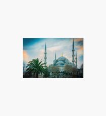 Blue Mosque, Sultan Ahmed Mosque, Istanbul, Turkey Art Board