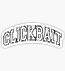 clickbait merch Sticker